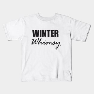 Winter Whimsy Kids T-Shirt